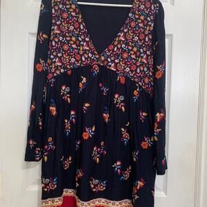 Sezane daphne floral long sleeve